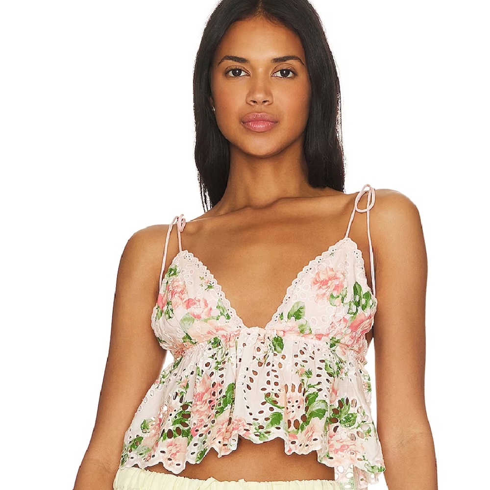 MAJORELLE Chrishelle Crop Top In Pink